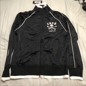 CBGB OMFUG Satin Sweat Jacket